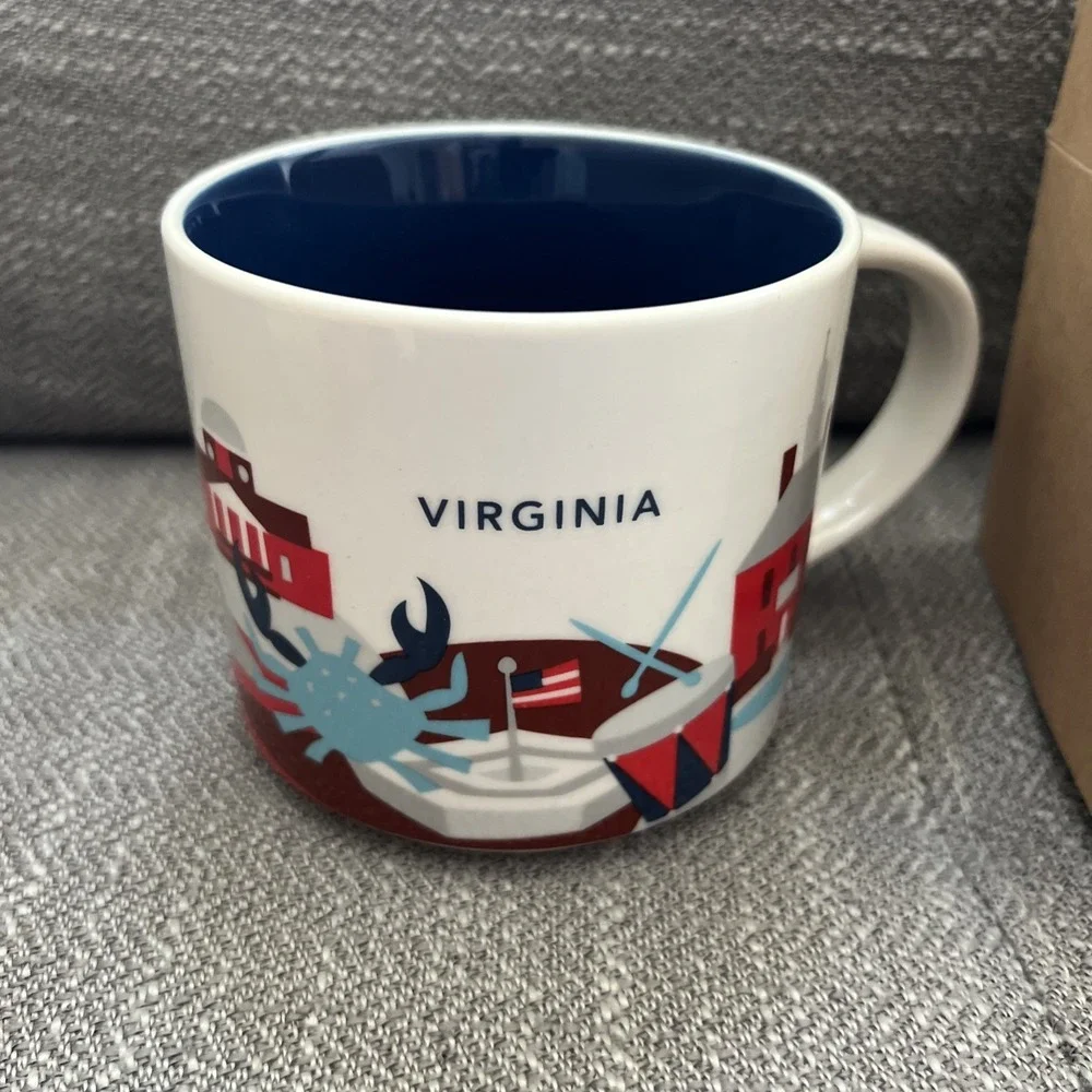 Starbucks VIRGINIA You Are Here Collection Mug Coffee Cup 14 oz Brand New